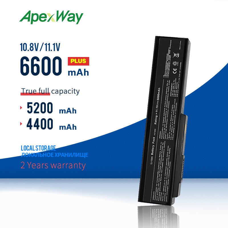 Laptop Battery For Asus N61 N61J N61Jq N61V N61Vg N61Ja N61JV N53 M50 M50s N53S A32-M50 A32-N61 A32-X64 A33-M50 6c