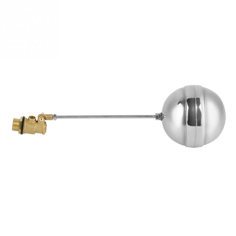 DN15 Float Ball G1/2 Brass Male Thread Water Float Ball Sensor Stainless Steel Float Ball Value valvula