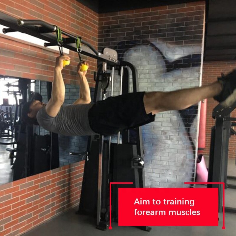 Climbing Pull Up Grip Ball Finger Trainer Grips Strength Training Exerciser Fitness Workout Horizontal Bar Assisted Chin up Ball