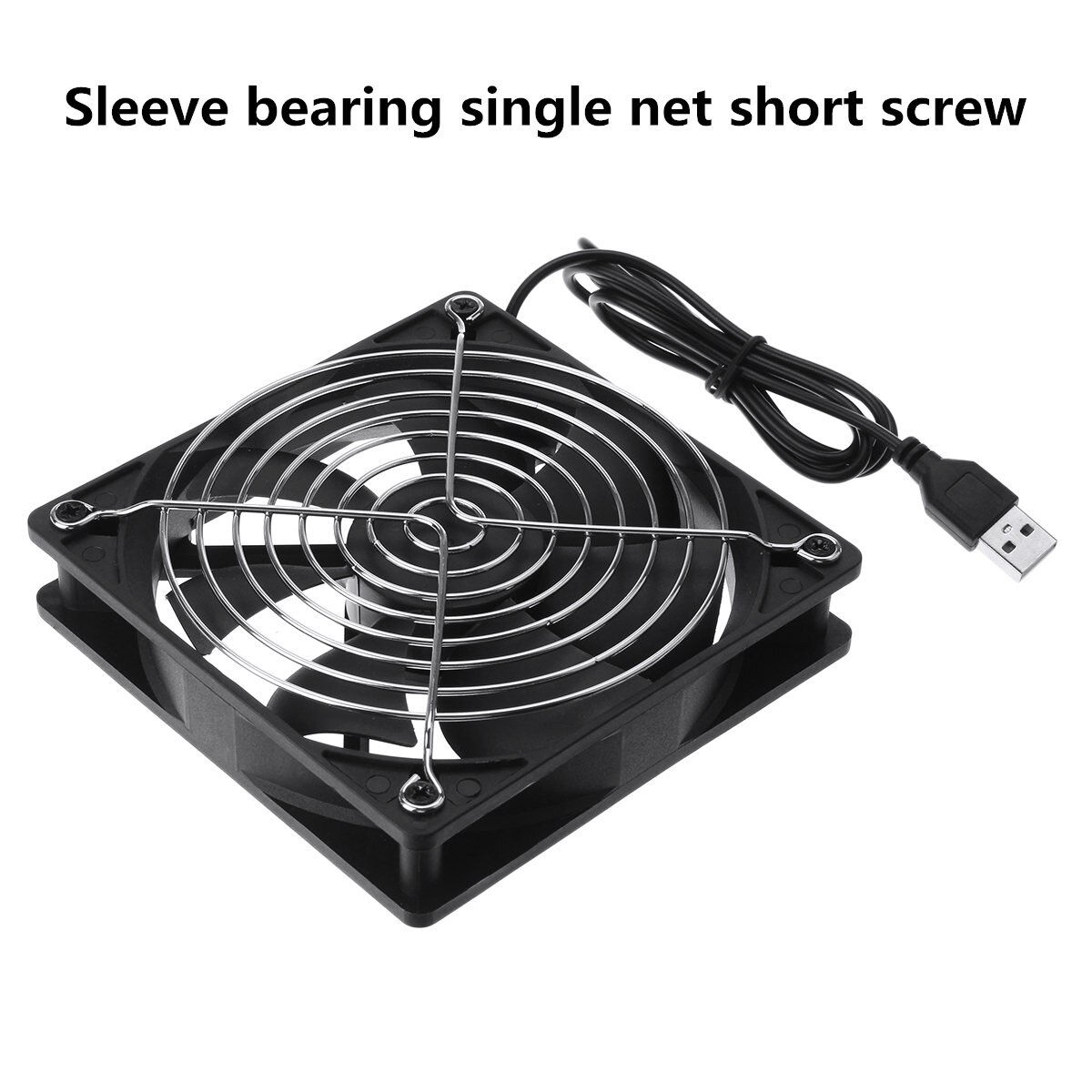 DC 5V 12 CENTIMETRI router Ventola Di Raffreddamento FAI DA TE di Raffreddamento del PC TV scatola Tranquillo E Silenzioso di Alimentazione USB Ventola da 120mm USB TV scatola Gatto A Banda Larga di Raffreddamento cremagliera di Supporto