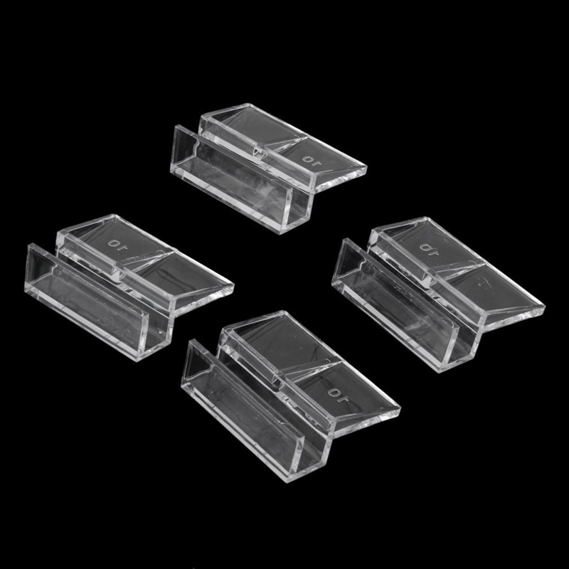4 Uds. De soporte de tapa de cristal acrílico para, para acuario, pecera, 10mm, CNIM
