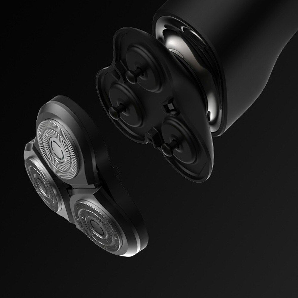 Xiaomi Mijia rasoir électrique S500 S500C Portable Flex rasoir 3 tête sec humide rasage lavable barbe tondeuse double lame affichage LED