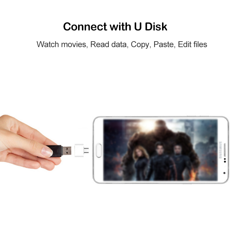1/2/4 stk usb type-c otg-adapter til samsung galaxy  a50 a60 a70 a31 a41 a51 a71 a12 a22 a32 a42 a52 a72 usb-c otg-stik