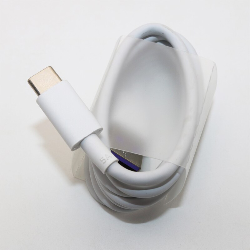 Huawei Auto Super Lader Supercharge 5A Type C Kabel Adapter Originele Mate30 5G P 30 20 10 Plus Mate 20X 20 10 9 Pro Rs Nova5pro: Only 100cm 5A cable