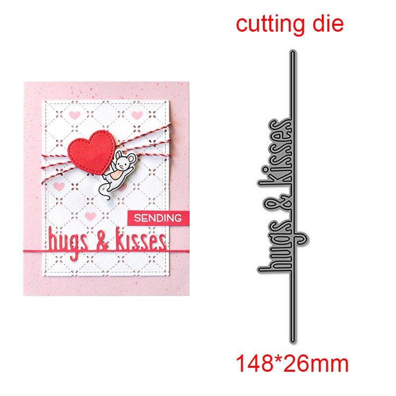 Heart Envelope Box Metal Cutting Dies&Cordinating Stamps For Scrapbooking Craft Die Cut Card Making Embossing Stencil 05: 10 / Only cutting die