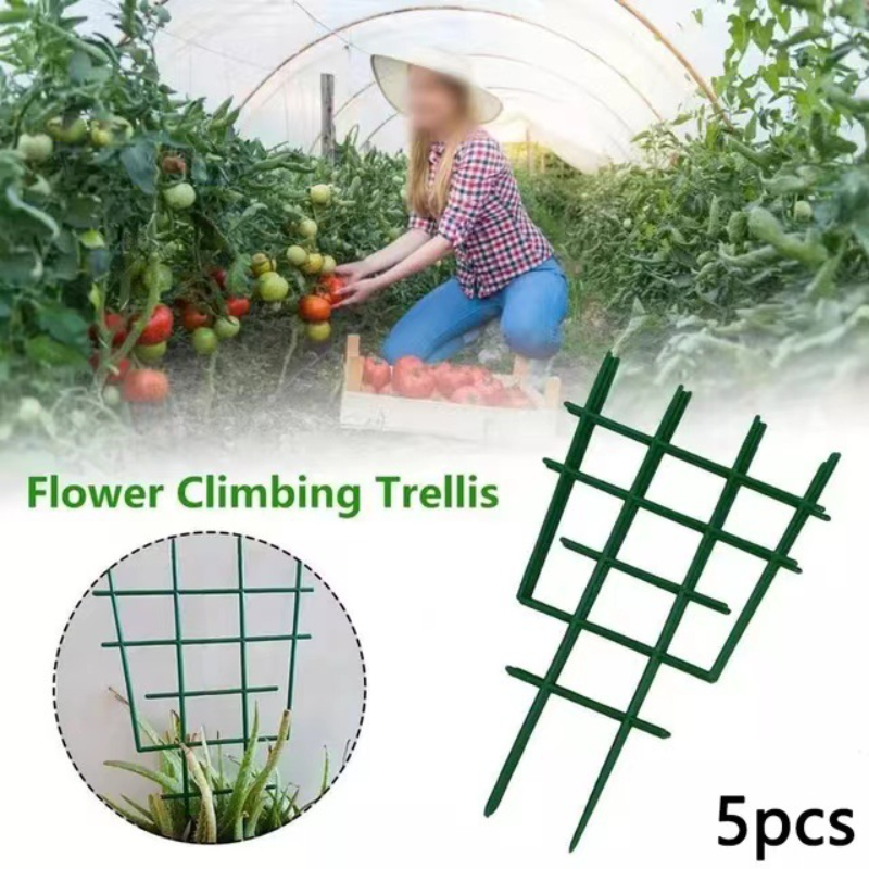 5 stücke Kunststoff Anlage Unterstützung Für Garten Reben Verschluss Rahmen DIY Topf Halterung Regal Klettern Blume Feste Anlage Wachstum Richtung