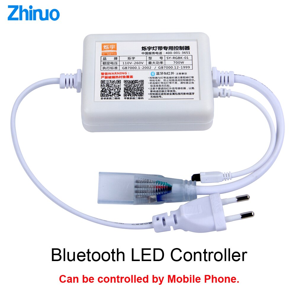 Led Rgb Ir Remote Controller AC110-260V Strip Wifi Muziek Controller Neon Light Strips Smartphone Bluetooth Grote Power Controller