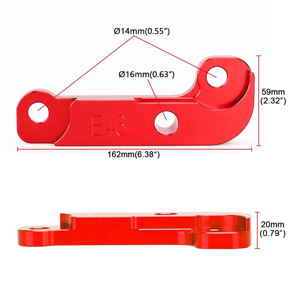 Drift Lock Aluminum Car Increasing Turn Angle Adapter Drift Lock Kit for BWM E46 M3 Adapter increasing turn angle about 25%