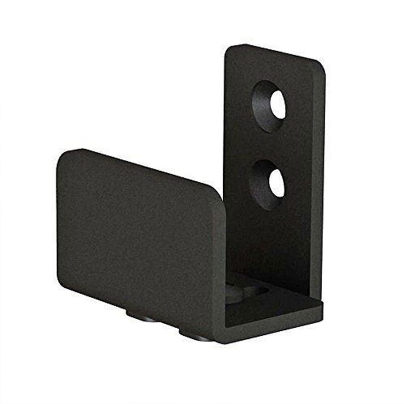 Guías de suelo para puerta corredera, guía de puerta de armario negra, guía de pista inferior montada en el suelo para puertas correderas, fácil de instalar, A9LB
