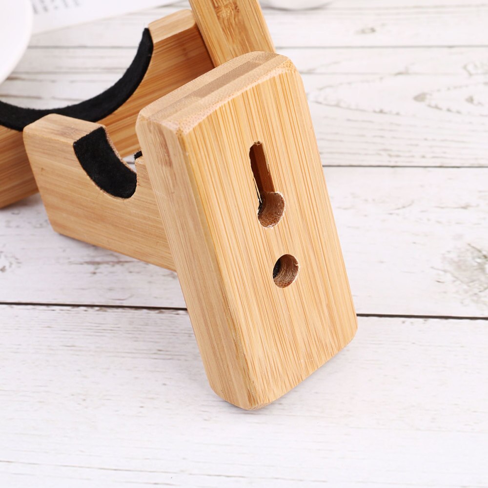 Baseball Bat Display Rack Wall Mounted Bat Holder Bamboo Bat Display Case for Placing Baseball Bat Softball Bat Hockey Stick (Br