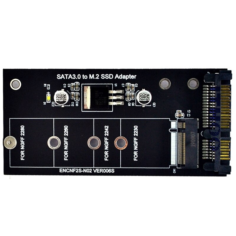 Adaptador M2 NGFF SSD a SATA 3,0 2,5 y rdtus, M.2 SSD, convertidor de tarjeta elevadora para PC, portátil, añadir Tarjeta de hasta 6GPS