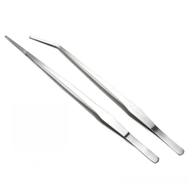 3pcs Aquarium Fish Tank Tools Kit Aquarium Fish Tank Aquatic Plants Long Tweezers Scissors Stainless Steel Maintenance Tools