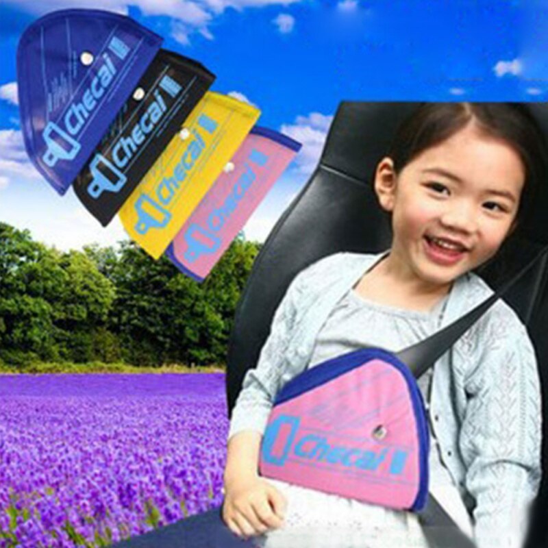 Børnesæde bælte holder justering trekant taske beskyttelsesplade bil børneprodukter med