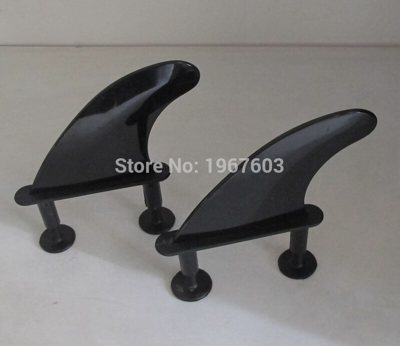 5" Soft Surf Fins Rear Surfboard Fins All-round Black Surfing fin Tri Thruster Set Quad Set
