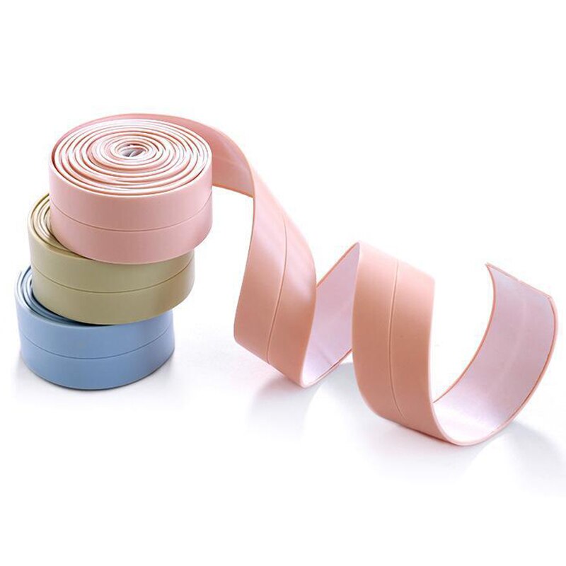 Badkamer keuken douche waterdicht schimmelwerende tape wastafel bad afdichtstrip tape zelfklevende pleister badkameraccessoires