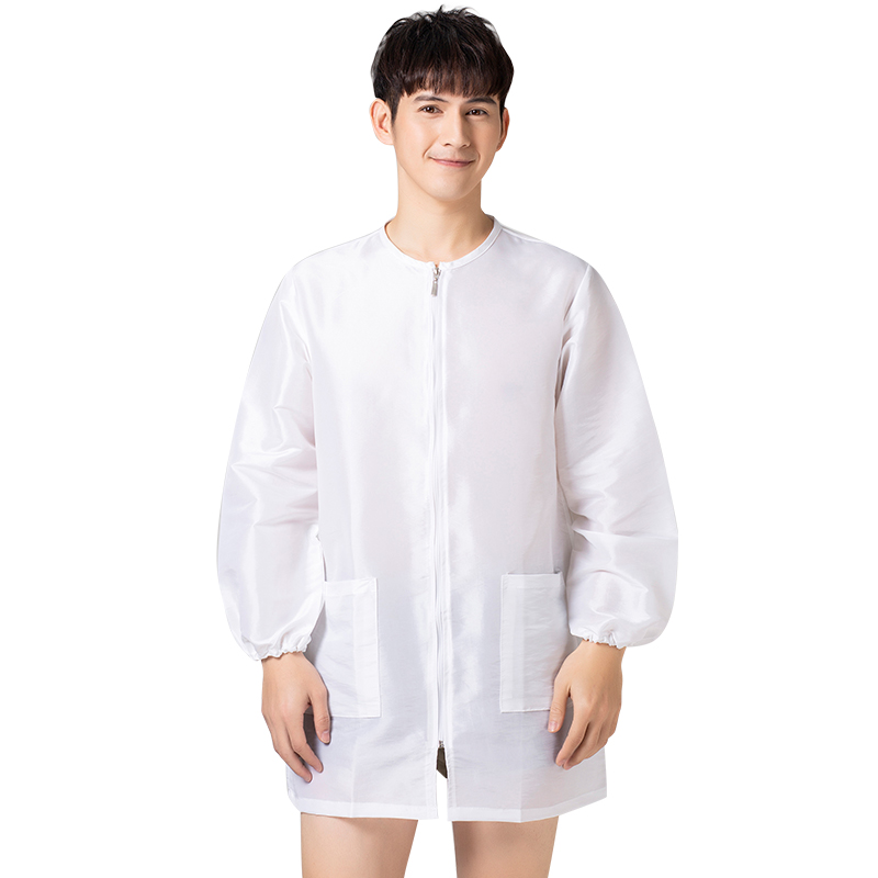 Uniforme de travail à fermeture éclair pour barbier , Cape de coiffeur, vêtements de travail, tablier de toilettage pour animaux de compagnie