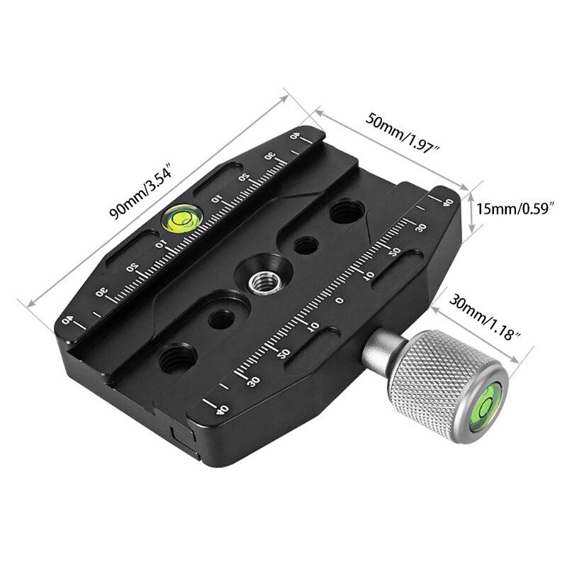 Quick Release Clamp QR-90N 90mm Quick Release Clamp Arca-swiss Standard Plate for Tripod Ballhead