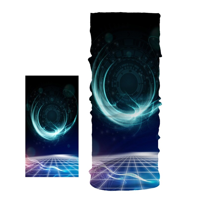 Imixlot Hiphop Stil Multifunktions Bandanas Wissenschaft Fiction Landschaft Gedruckt Stirnband Nahtlose Rohr Schal Unisex balaclava: N