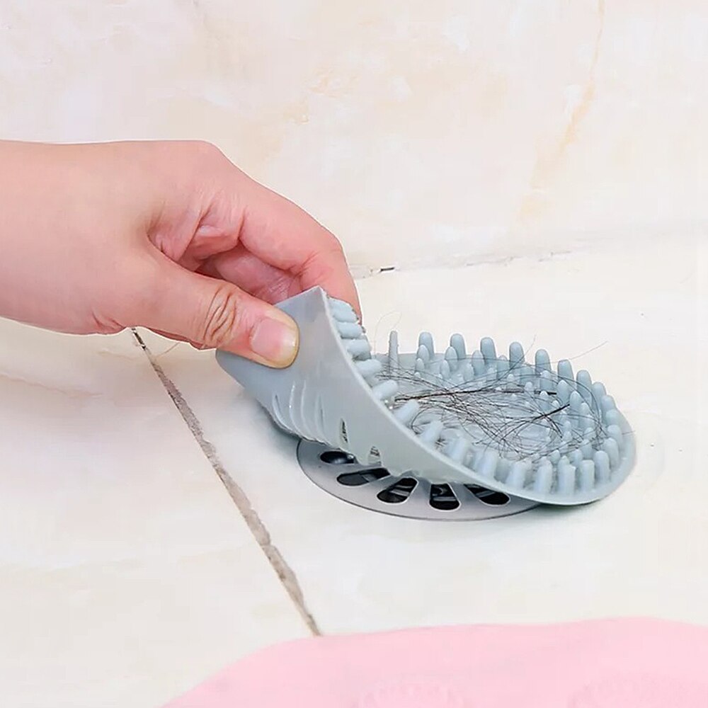 Badeværelse vask hårfilter anti-blokerende badeværelsespropper kloak gulv afløbspropp køkken afløbsvask sil filter hårfanger