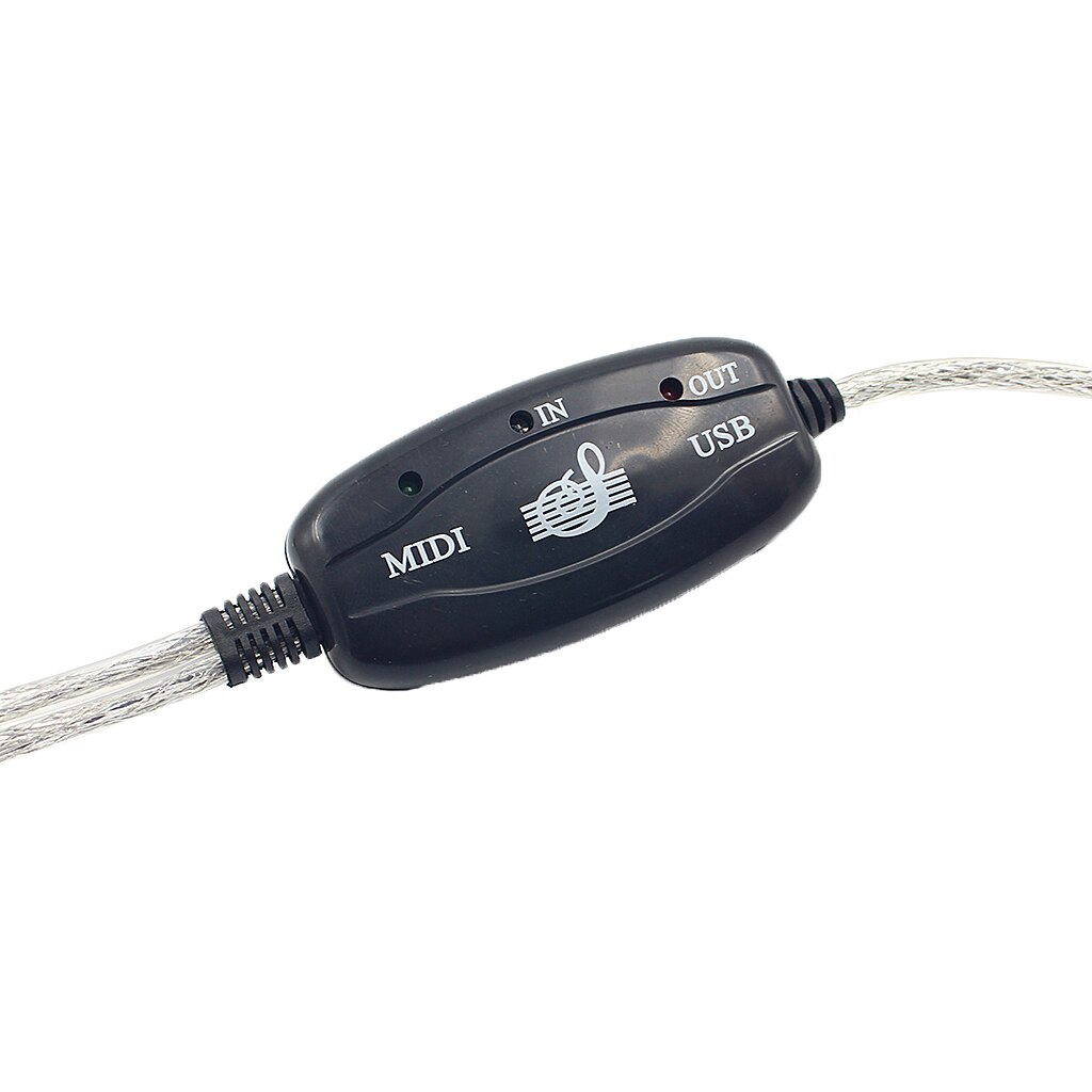 Draagbare In-Out Midi Naar Usb Kabel Pc Naar Muziek Instrumenten Connector 6.56ft