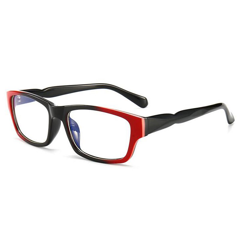Mattsvart fyrkantig närsynthet glasögon kvinnor retro student närsynt glasögon manlig optik glasögon  -1.0 -1.5 to -4.0