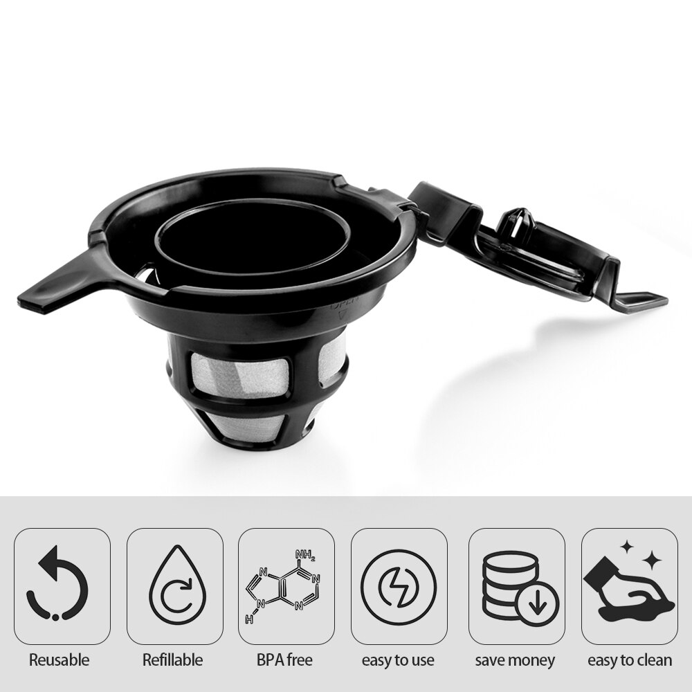 Stainless Steel Coffee Filter Holder Reusable Coffee Filters Dripper v60 Drip Coffee Baskets Wooden Drip Paper Espresso Coffee