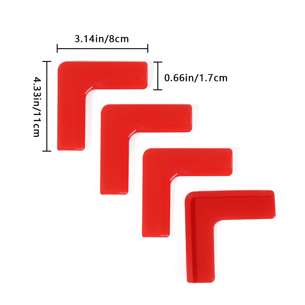 4Pcs Baby Safety Corner Guards Silicone Edge Protection Corner Protector Anticollision Strip Kids Security Head Protection
