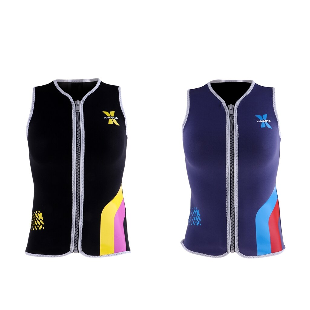 Neoprenanzug-weste für damen, 3mm neoprenanzüge, oberteil zum tauchen, surfen, kanufahren, weste