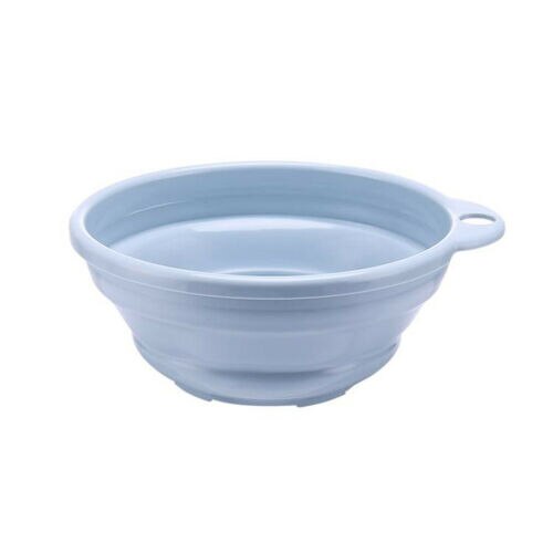 Lavabo plegable para Camping, caravana, ahorro de espacio, lavabo: Azul