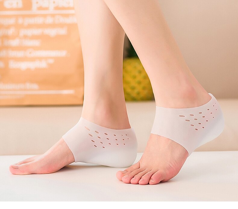 Invisible Heightening Insole Silicone Physical Examination Bionic Interior Heightening Protection Heel Insoles for Shoes: Sk-3cm