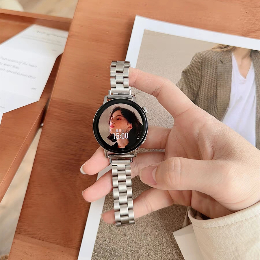 Roestvrijstalen Horlogeband Universele Riem Opvouwbare Veiligheidsgesp Voor Vrouwen Armband Strap 18Mm 20Mm 22Mm Horlogeband Accessoires 14: M / Black Yellow