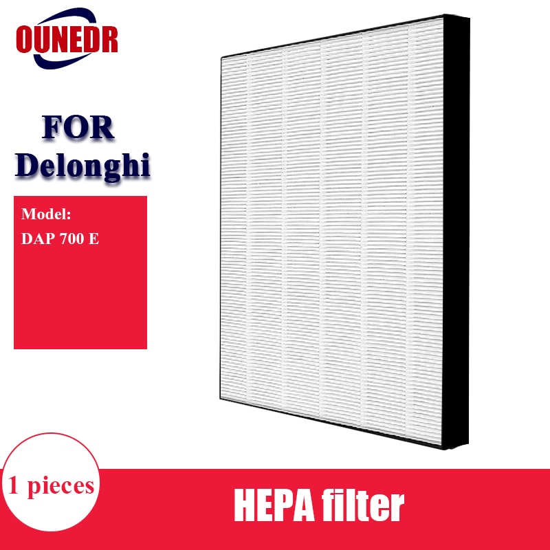 Korvaava pölynkeräys -hepa -suodatin delonghi dap 700 e -ilmanpuhdistustarvikkeisiin