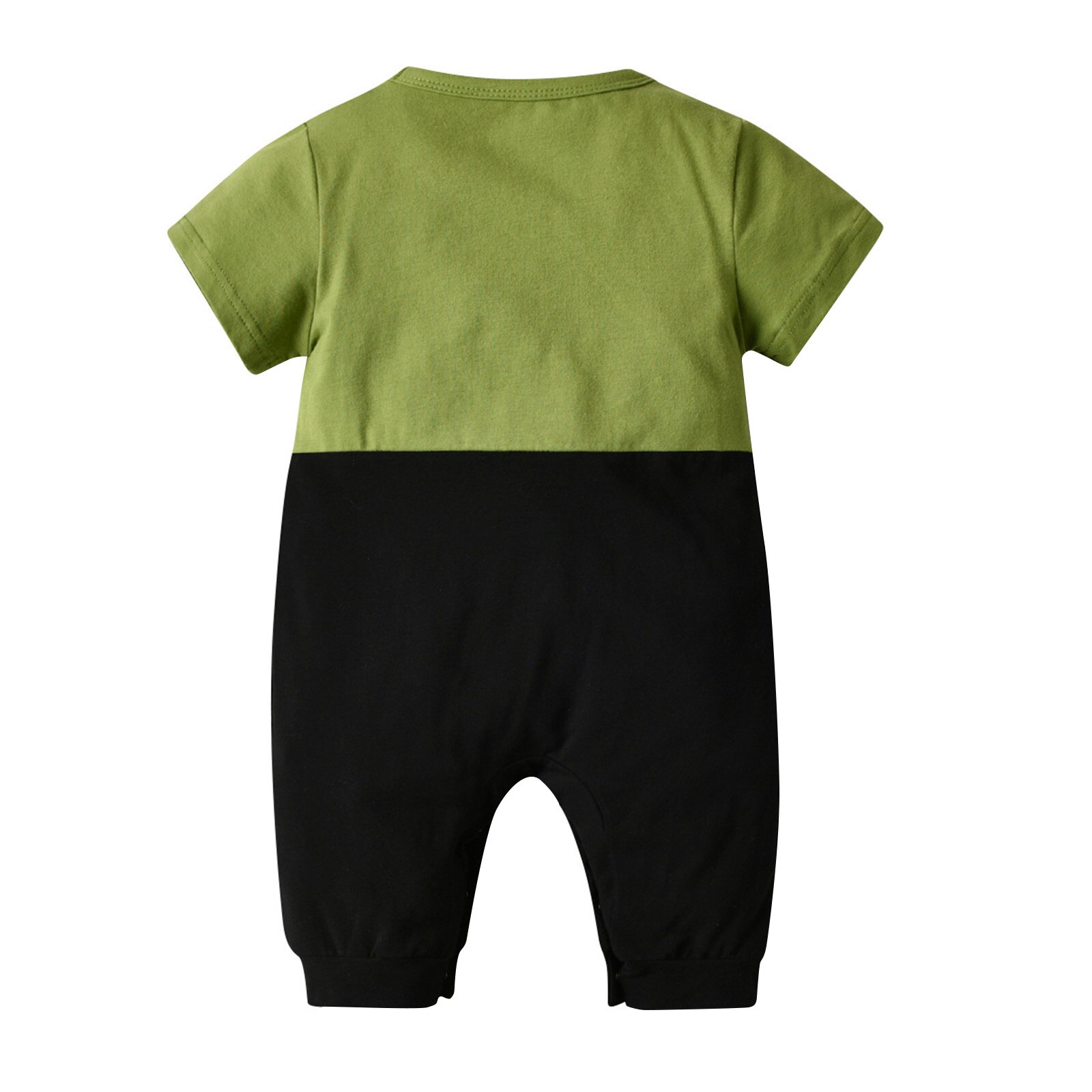 0-24M Newborn Baby Boys Short Sleeve Letter Print Romper Stylish Romper for Kids Boys