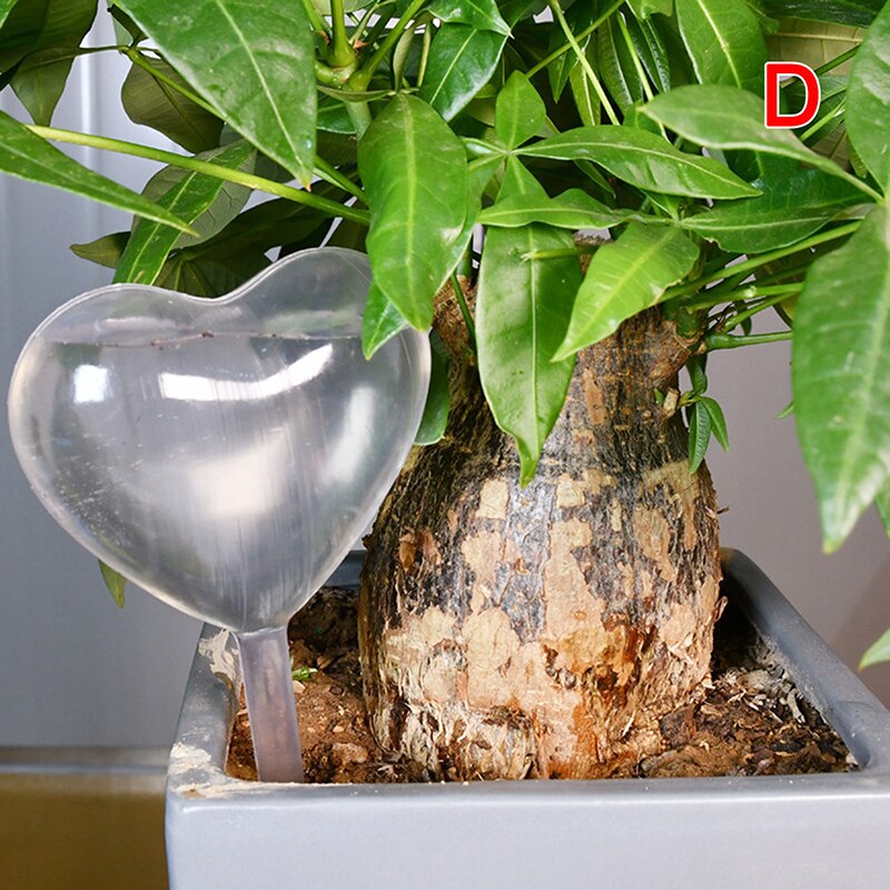 Irrigation Devices Plants Automatic Watering Globes Different Shape Indoor Outdoor Waterer Plant Automatic Lazy Waterer: D