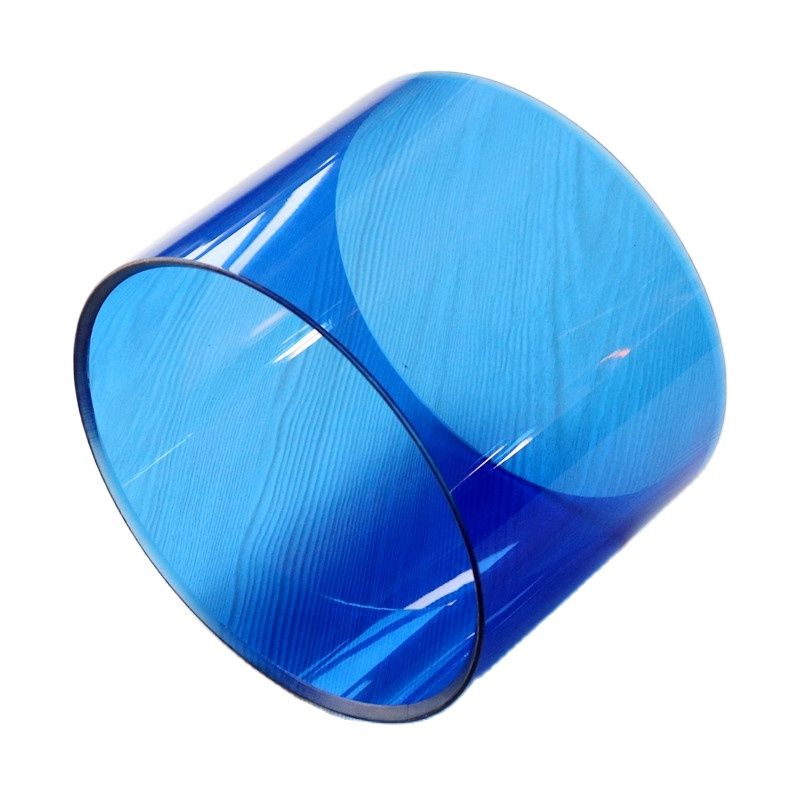 Carcasa de tambor de 8x8 pulgadas, 8x7 pulgadas, 8x6 pulgadas, 8x4 pulgadas, cuerpo de tambor acrílico con borde de rodamiento de 45 grados, 6mm de espesor, Azul, Negro, Rojo, naranja