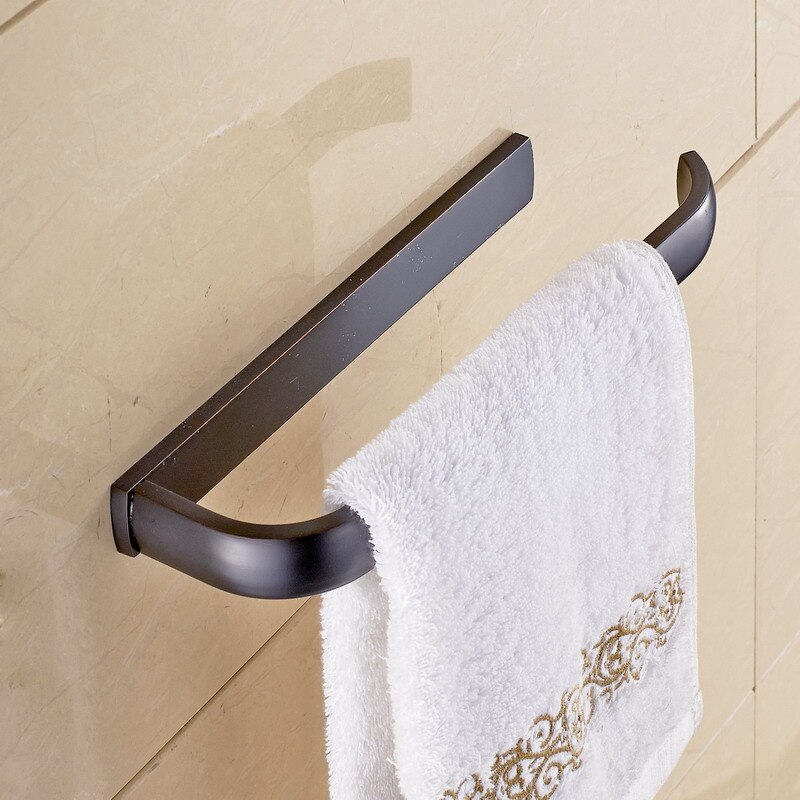 Oil Rubbed Bronze Bathroom Towel holder Wall Mount... – Grandado