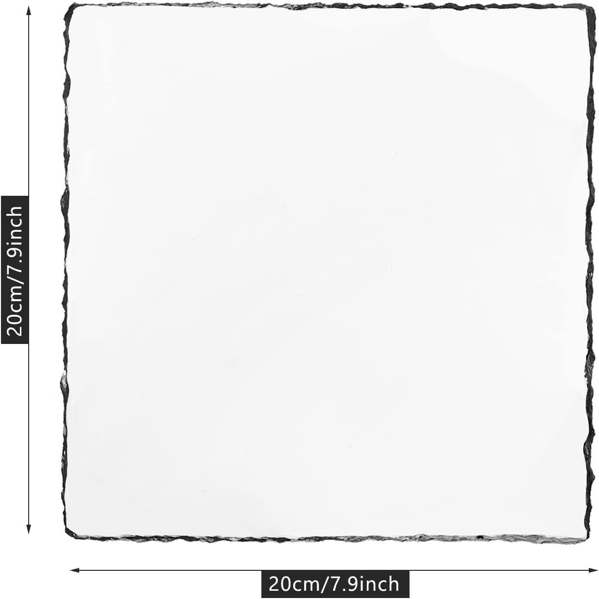 1 Stück Sublimation Blank Slate Rock Bilderrahmen mit Ständer, DIY Memorial Frame für Wärmeübertragung, 4 Formen