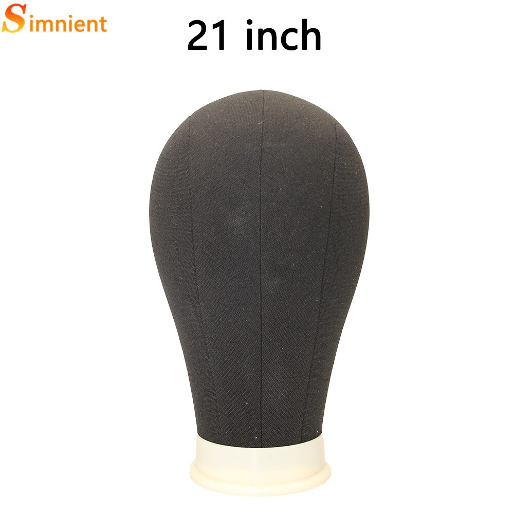 Training Mannequin Hoofd Canvas Hoofd Display Styling Mannequin Mannequin Hoofd Pruik Stand Gratis Krijgen T Naald Houder: 21Black