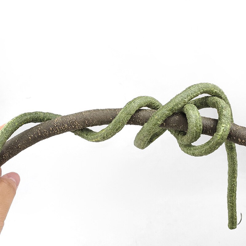 1PC Jungle Vines Terrarium Decor Artificial Vine Lizards Flexible Bendable Jungle Climber Reptile Pet Vivarium decorate