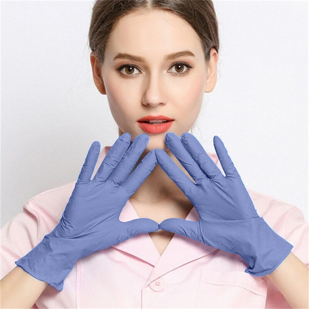100 PCS Disposable Gloves Latex Dishwashing/Kitchen/ /Work/Rubber/Garden Gloves Universal For Left and Right Hand #25