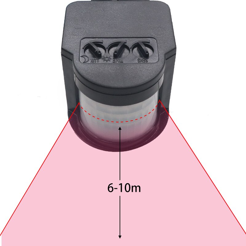 Outdoor Indoor Home Motion Sensor Light Switch 5W-100W AC 220V Automatic IR motion Sensor Switch With LED Light