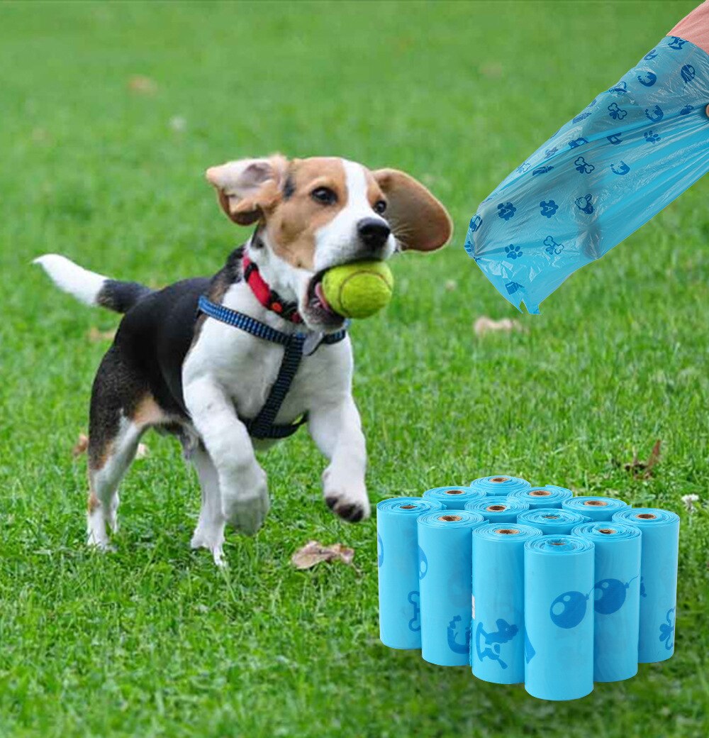 Pet Garbage Bags Corn Starch Biodegradable Dog Poo Bags Can Be Composted To Pick Up Poop Bags