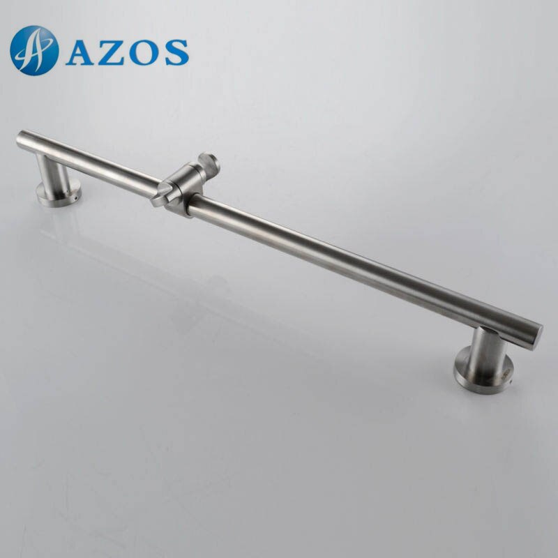 Three Function Hand Shower Head with Adjustable Slide Bar, Brushed SUS304 Stainless Steel Color LYTZ068