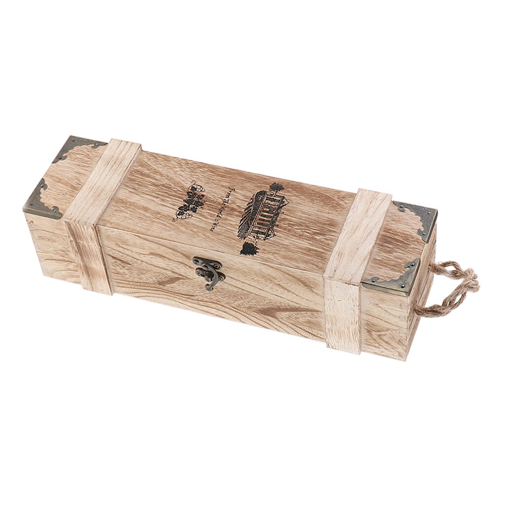 Jahrgang Holz Wein Kasten Lagerung Kasten Allgemeine Zweck Wein Verpackung Kasten Jahrgang Holz Lagerung fallen