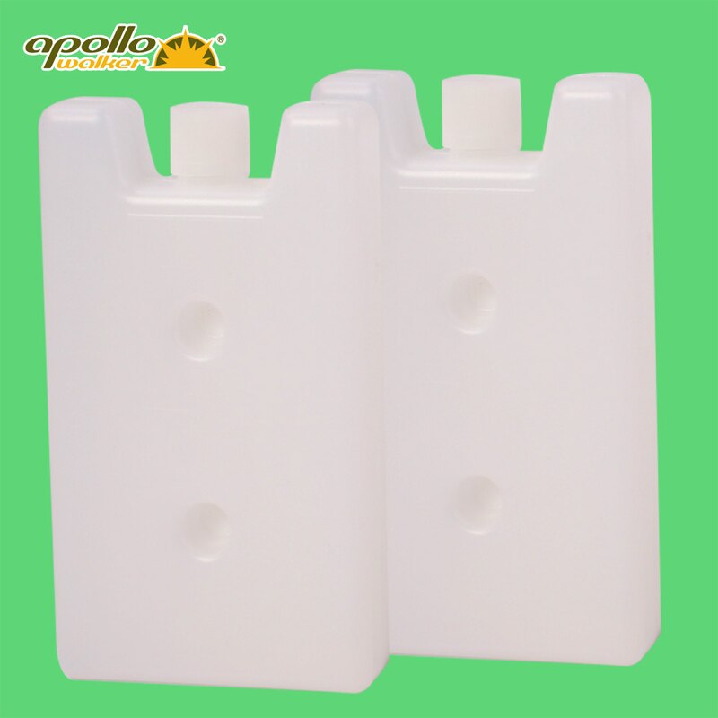 Caja rellena de agua fría de HDPE, tipo plano, para fiambreras y bolsas refrigeradoras, gran capacidad, 400ml, caja de resina de polímero absorbente