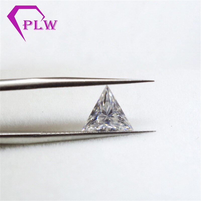 Venda quente triângulo preço moissanite 0.4 carat 4.5 milímetros D cor testar positivo para a cadeia pulseira anel brinco de Provence jóias
