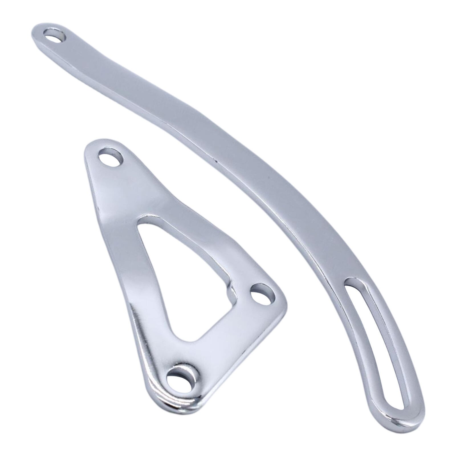 9457 Alternator Bracket Set Polished Metal Generator Mount for Big Block 383 440 Alternator Parts