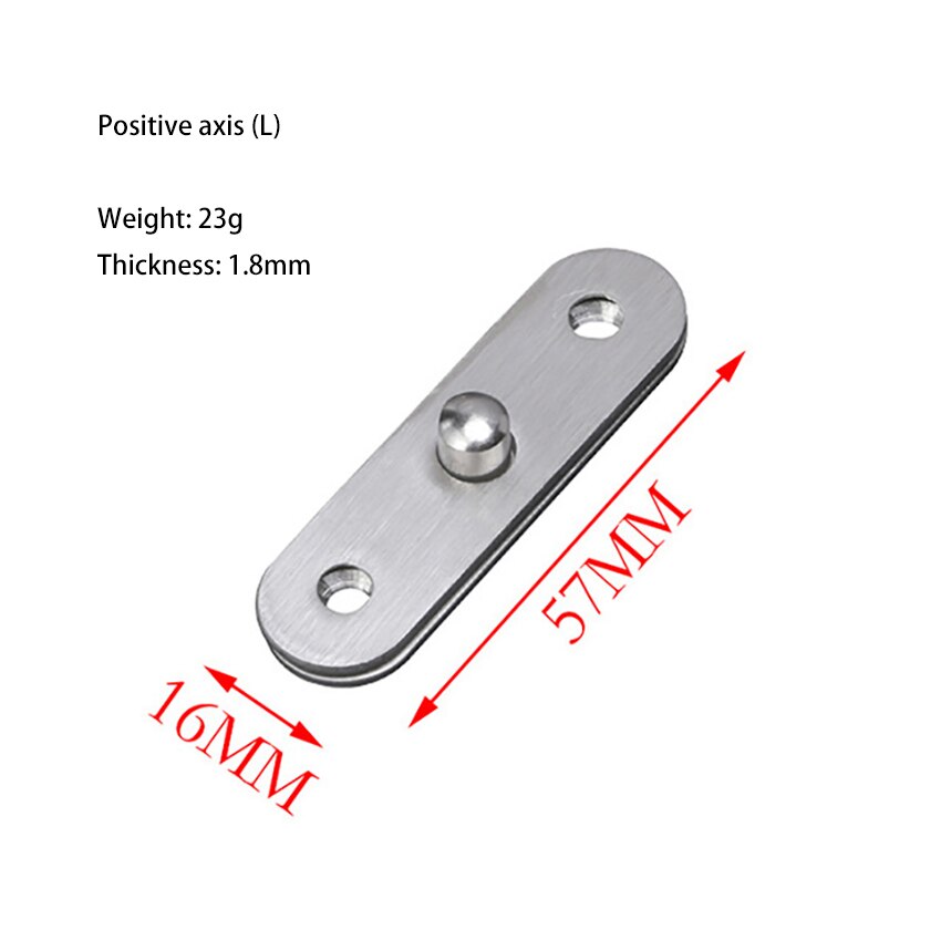 1pcs Door Rotating Hinge Window Door Hinges Stainless Steel 360 Degree Upper and Lower Hinge Furniture Hardware Accessories: 1