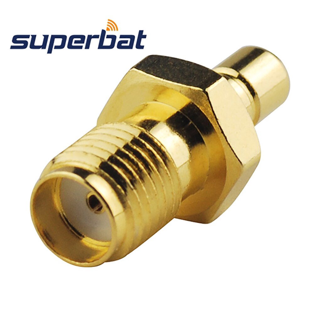 Superbat 5 uds SMA-SMB adaptador SMA hembra Jack a SMB Jack recto conector Coaxial RF