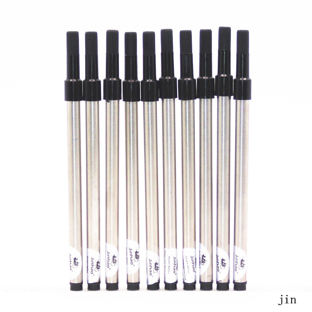 Jinhao 10pcs ink Black Advanced Screw Refill Rollerball Pen